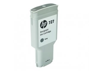 HP No. 727 (F9J80A) Grey Ink Cartridge - 300ml