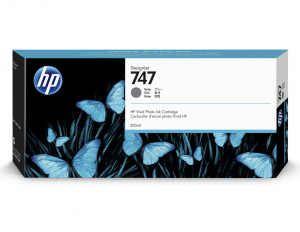 HP 747 300-ml (P2V86A) Gray Ink (Z9)