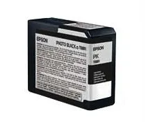 Epson T5801 UltraChrome Photo Black Ink Cartridge (80ml) - Stylus Pro 3800 & 3880