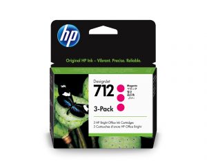 HP 712 3x29ml Magenta DesignJet Ink Cartridge