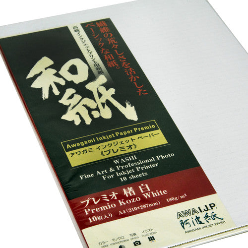 Awagami Premio Kozo - A5 x 10 Sheets - 180gsm